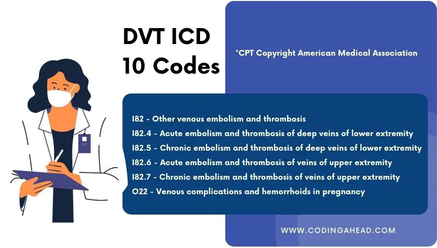 icd 10 code for dvt