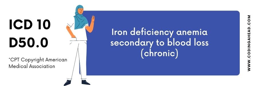 icd 10 for iron deficiency anemia