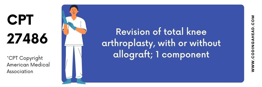 cpt code for revision total knee arthroplasty