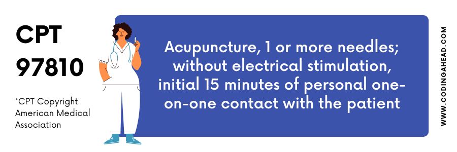 cpt code for acupuncture