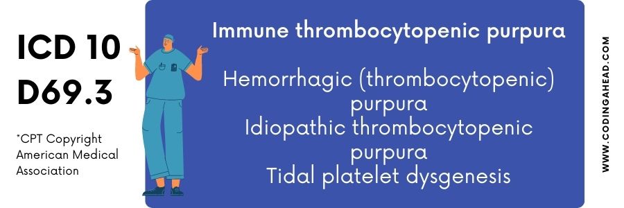 chronic thrombocytopenia icd 10