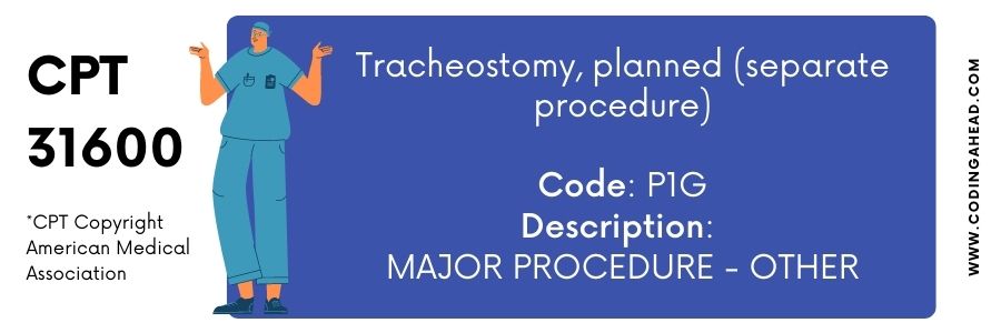 cpt code for tracheostomy